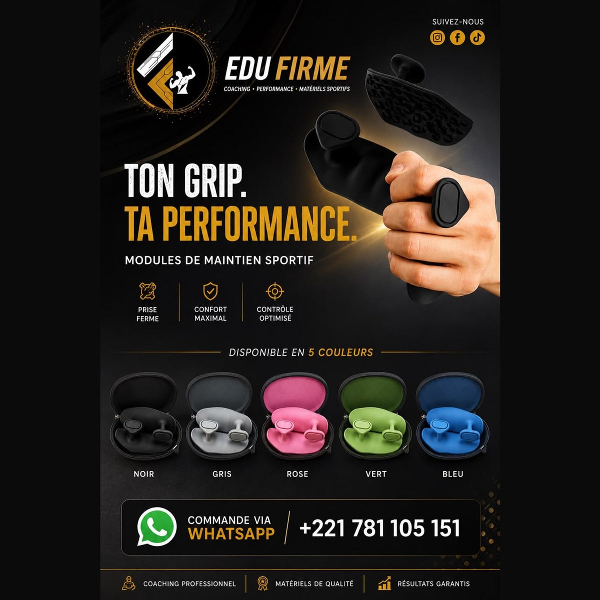 Modules de maintien sportif Grip – Edu Firme