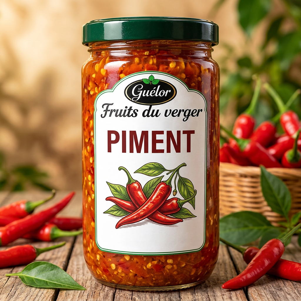Confiture artisanale Guélor – Fruits du verger