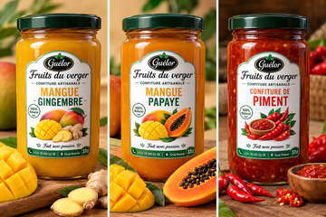 Confiture artisanale Guélor – Fruits du verger
