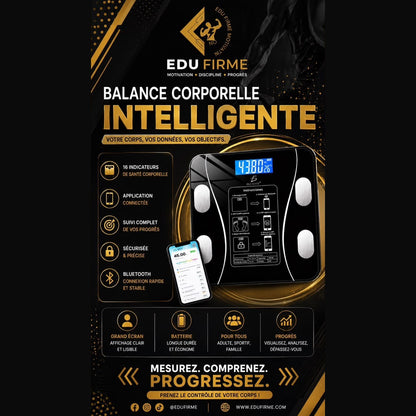 Balance corporelle intelligente Bluetooth – Edu Firme
