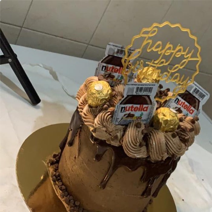 Layer cake au chocolat, Nutella et Ferrero, The Cake Lab