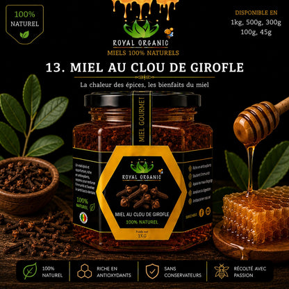 Miel Royal Organic – Clou de Girofle (pot Royal Organic)