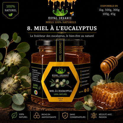 Miel Royal Organic – Eucalyptus (pot Royal Organic)