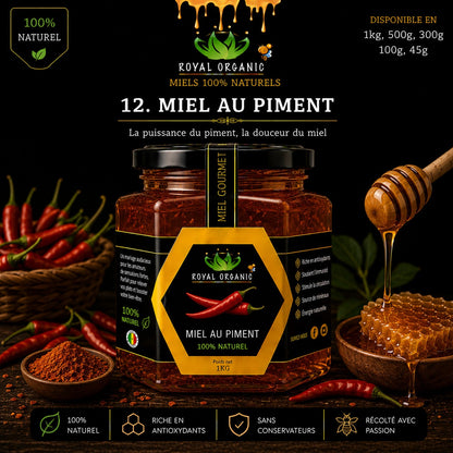 Miel Royal Organic – Piment (pot Royal Organic)