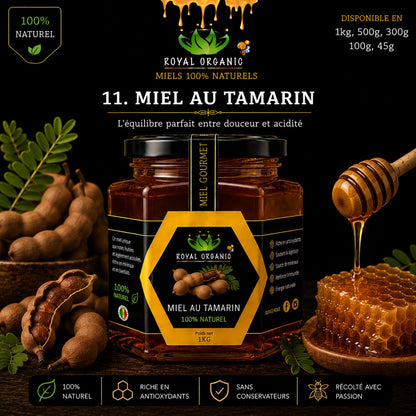Miel Royal Organic – Tamarin (pot Royal Organic)