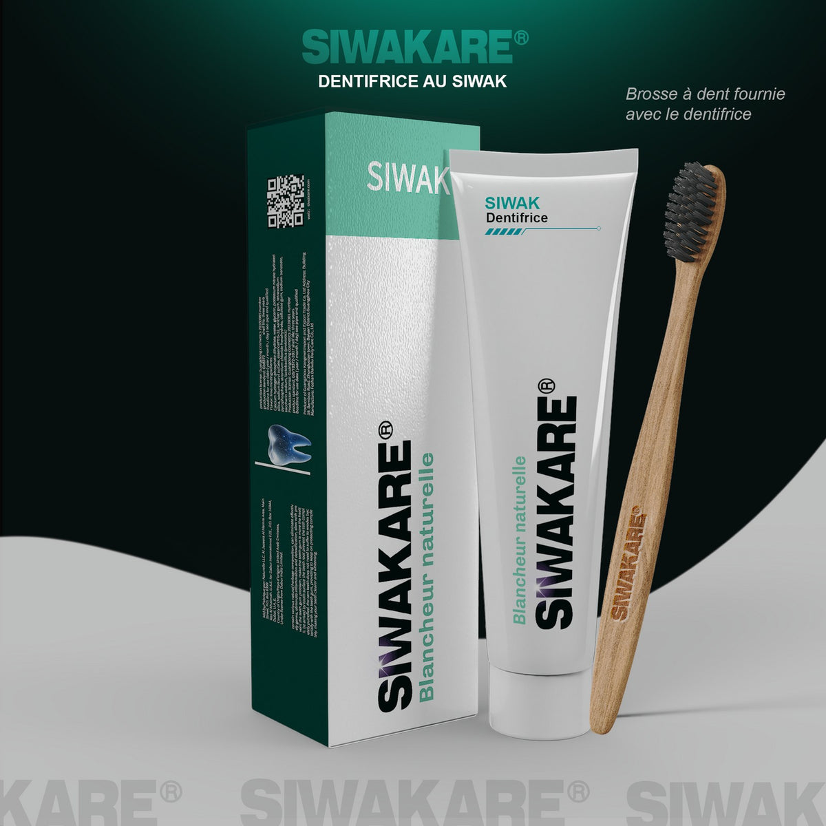 Siwakare : 1 pâte dentifrice + 1 brosse à dents offerte