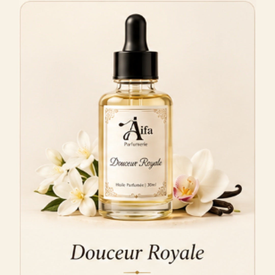 Huile parfumée Aifa Douceur Royale, flacon de 30 ml